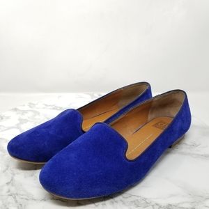 Dolce Vita Blue Suede Demi Loafer EUC